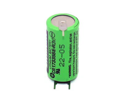 2Pcs Primary SANYO Battery CR17335SE 3V for CNC PLC Chip-Data Backup Power +2-1P - Image 1 of 4
