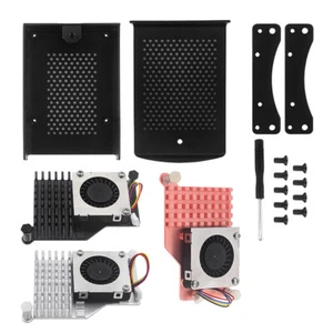 Protective Case with Cooling Fan Aluminum Alloy Armor Cases for Raspberry Pi 5 - - Bild 1 von 18
