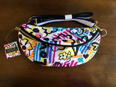 Brighton 全新带标签 Graffiti Love 斜挎包腰带包 Fanny Pack 腰包 — 第 1/4 张图片
