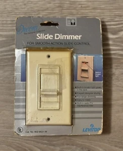 Leviton Decora 801-6631-I Ivory Slide Dimmer Switch (A5) - Picture 1 of 2