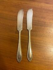 Vintage Community  Silver Plate Butter Knives in Sheraton Pattern (set of 2)