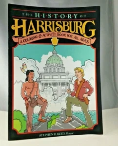 History Of Harrisburg, Published 1989 Plus Coloring & Activity Pages Vintage New - Picture 1 of 5