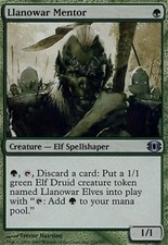 *FOIL* Llanowar Mentor 1x MtG Future Sight ENGLISH SP/NM