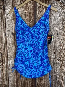 TYR Women's Monaco V Neck Sheath Swimming Suit One Piece Size 8 Bathing Suit NWT - Picture 1 of 5