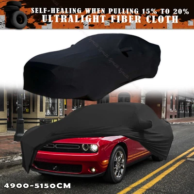 For Dodge Challenger Car Cover Stretch Indoor Custom Scratch Dust Proof A+ Foto 1 de 4