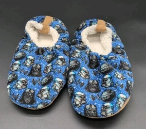 Star Wars Darth Vader Fuzzy Babba Ciabatte Calzini Uomo Tg L-XL Nuovi con etichette - Foto 1 di 5