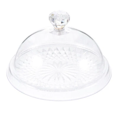 Bandeja de plástico suave para servir pasteles comida occidental plato redondo Foto 1 de 4