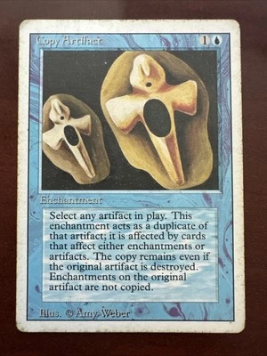 Copy Artifact X (1) Revised MTG - Moderately Played - 4RCards - Image 1 of 4
