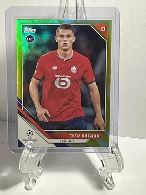 2021-22 Topps UCL Collection - Sven Botman #105 Yellow Foil /250 (RC) - NM - Image 1 of 4