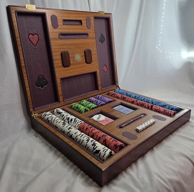 RARO - Juego de fichas de póker compuesto de arcilla de 11,5 gramos Regal Knight Heirlooms 500 fichas Foto 1 de 4