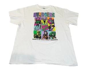 Avengers Marvel Comics Men's T-Shirt XL 100% Cotton Retro Style Rare - Picture 1 of 6