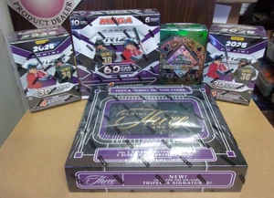 2025 PANINI THREE & TWO + WILD CARD HOBBY + PRIZM MEGA & (2) BLASTER BASEBALL - Picture 1 of 1