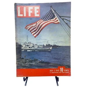 Life Magazine July 2 1945 The Queen Mary Brings Back Veterans - Picture 1 of 9
