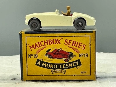 Matchbox Lesney1958#19B,MG Sports car.n,MINT Boxed, all original - Image 1 of 4