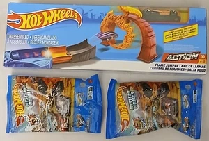 Mattel Hot Wheels Flame Jumper Spielset 1 Fahrzeug Neu im Paket & 2 Hot Wheels - Bild 1 von 9