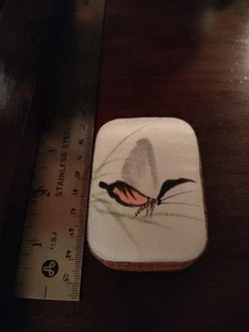 Small Hand Painted Butterfly Trinket Box - Picture 1 of 3
