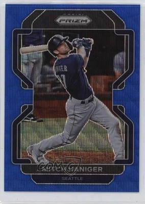 2022 Panini Prizm Blue Wave Prizm /60 Mitch Haniger #65 - Image 1 of 2