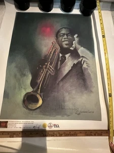 Louis Armstrong, von Susanne Cerny Glicee Originaldruck - Bild 1 von 3