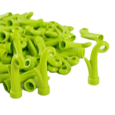 100 Pieces Lot LEGO® Plant Grass Stem 15279 1x1 With Curl Lime Green - Image 1 of 3