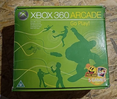 Xbox 360 Arcade Console Box Empty - Fair Condition Replacement Display - Image 1 of 4