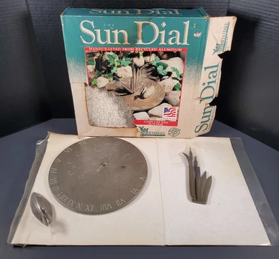 Reloj de sol de colección Whitehall 1991 reloj de sol “Loon Cat Tail” nuevo sellado de fábrica Foto 1 de 4