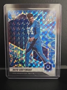 2021 Panini Mosaic - Rookies Dayo Odeyingbo #357 Reactive Blue Mosaic Prizm (RC) - Picture 1 of 2