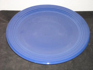 Vintage Fiesta Chop Plate Cobalt Blue - Picture 1 of 3
