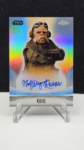 2022 Topps Chrome Star Wars: The Mandalorian Misty Rosas como autógrafo Kuiil - Imagen 1 de 2