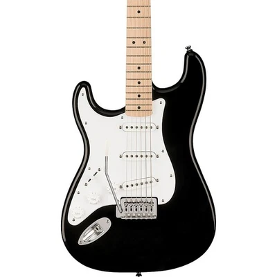 Squier Sonic Stratocaster Maple Fingerboard Left-Handed Electric Guitar Black - Image 1 of 4