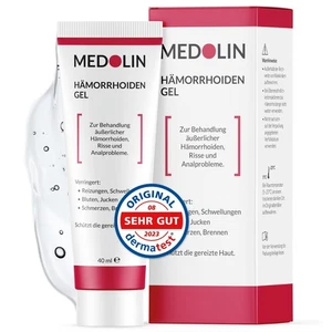 Medolin® Hämorrhoiden Gel - Hämorrhoiden Salbe - Creme gegen Juckreiz & Brennen - Bild 1 von 7