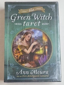 Le tarot de la sorcière verte par Ann Moura (anglais) livre et cartes neuf - Photo 1/3
