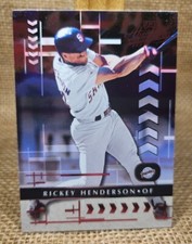2001 Playoff Absolute Rickey Henderson Baseball Card #21 Padres FREE S&H A9