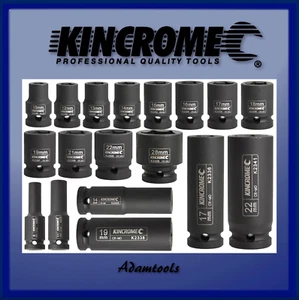 Kincrome 1/2" Drive Impact Metric/AF STD & Deep Sockets and Accessories, choose - Picture 1 of 67