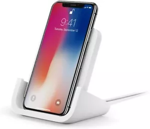 Logitech Powered Wireless Charging Stand for iPhone 8, 8 Plus, X, XS, XS Max XR - Picture 1 of 8