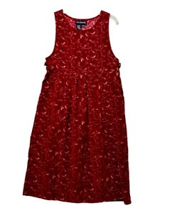 JG Hook Vintage Cranberry Corduroy Jumper Dress Fall Autumn Grannycore Size P Sm - Picture 1 of 8