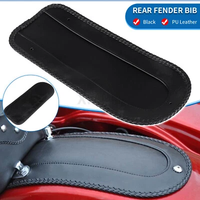 PU Leather Rear Fender Bib Skin Solo Seat For Harley Heritage Softail FLSTC FLST Foto 1 de 4