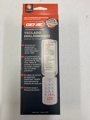 Genie Intellicode Teclado Inalámbrico Sin Llave Abridor de Puerta de Garaje (37332R) Foto 1 de 2