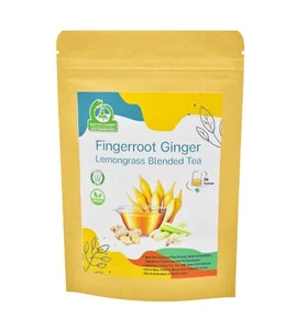 Fingerroot(Thai Ginseng) Ginger Lemongrass Blended Tea 36-Teabags (1.9oz) - Picture 1 of 2