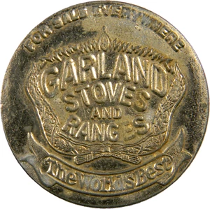 Detroit Michigan, Garland Stoves and Ranges Shell Card Mirror (02888) - Imagen 1 de 3