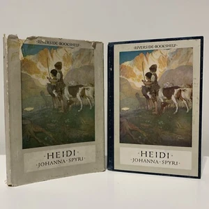 1923 Vintage Hardcopy HEIDI by Johanna Spyri Riverside Press Bookshelf Ed - Picture 1 of 16