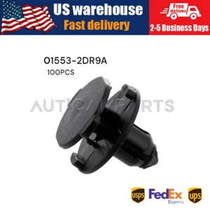 100 Push Type Rivet Panel Trim Clip (01553-2DR9A) Pathfinder Sentra Titan - Picture 1 of 2