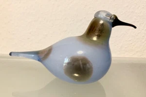 Nuutajärvi Iittala Toikka Vogel Glasvogel Taivaankuovi Sky Curlew signiert neuw. - Bild 1 von 4