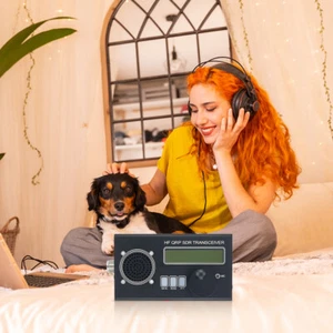 Transceptor SDR QRP HF USDX USDR de 10 W y 8 bandas con batería de micrófono Tra - Imagen 1 de 10