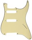 Custom For Stratocaste No Pot With 6 Screw Holes Guitar Pickguard,Vintage Yellow