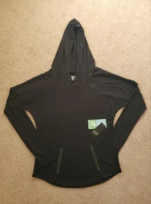 Fox Nwt Women's Drirelease Tech Lightweight Hoodie Sweatshirt Black Size M - Image 1 of 4