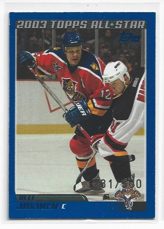 03-04 Topps Blue Parallel /500 All-Star Olli Jokinen #303 - Image 1 of 1