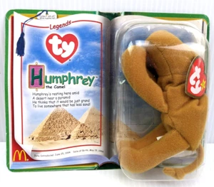 Ty Teenie Beanie Baby Humphrey The Camel McDonalds 2000 Tag 1999 Birth 1994 - Picture 1 of 7