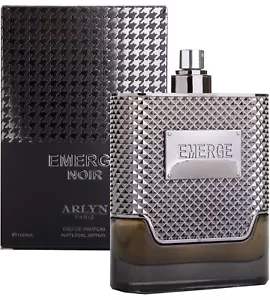 Emerge Noir By Arlyn Paris For Men's Eau de Parfum 3.4 fl oz 100 ml - Picture 1 of 6