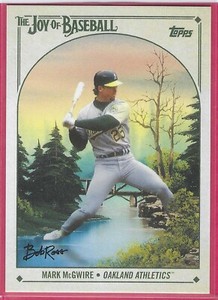 2023 Topps X Bob Ross The Joy of Baseball MARK McGWIRE #39 Oakland Athletics
