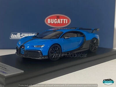 Looksmart 1/43 Bugatti Chiron Pur Sport #16 2020 Blue Art. LS520A - Image 1 of 4